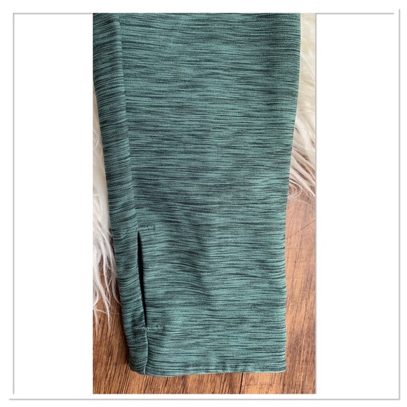 Prana Zandra Funnel Neck Yoga Top Heathered Green Size Large - Picture 5 of 9